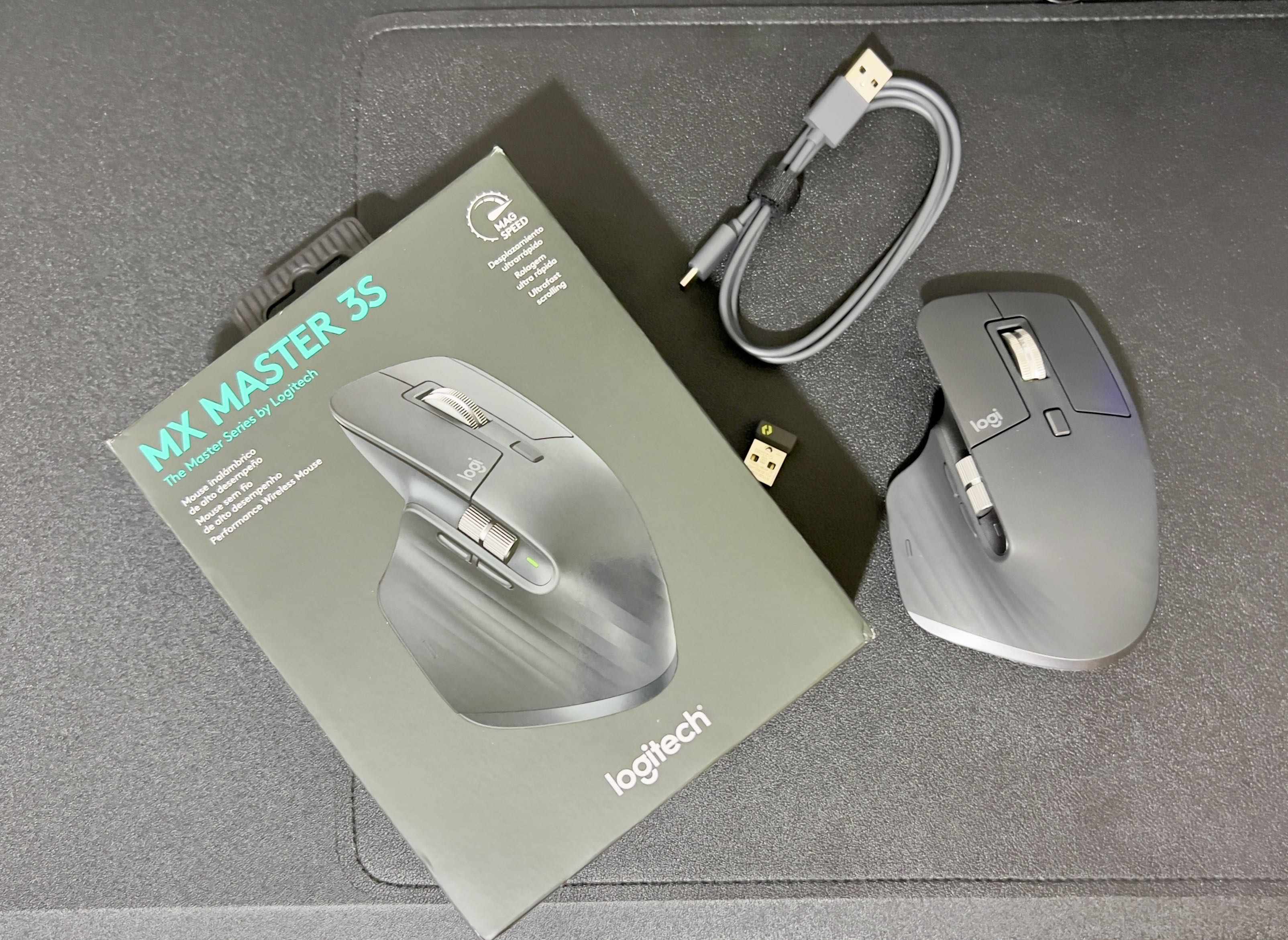 Logitech MX Master 3S - Mouse Inalámbrico de Desempeño, Scrolling Ultr