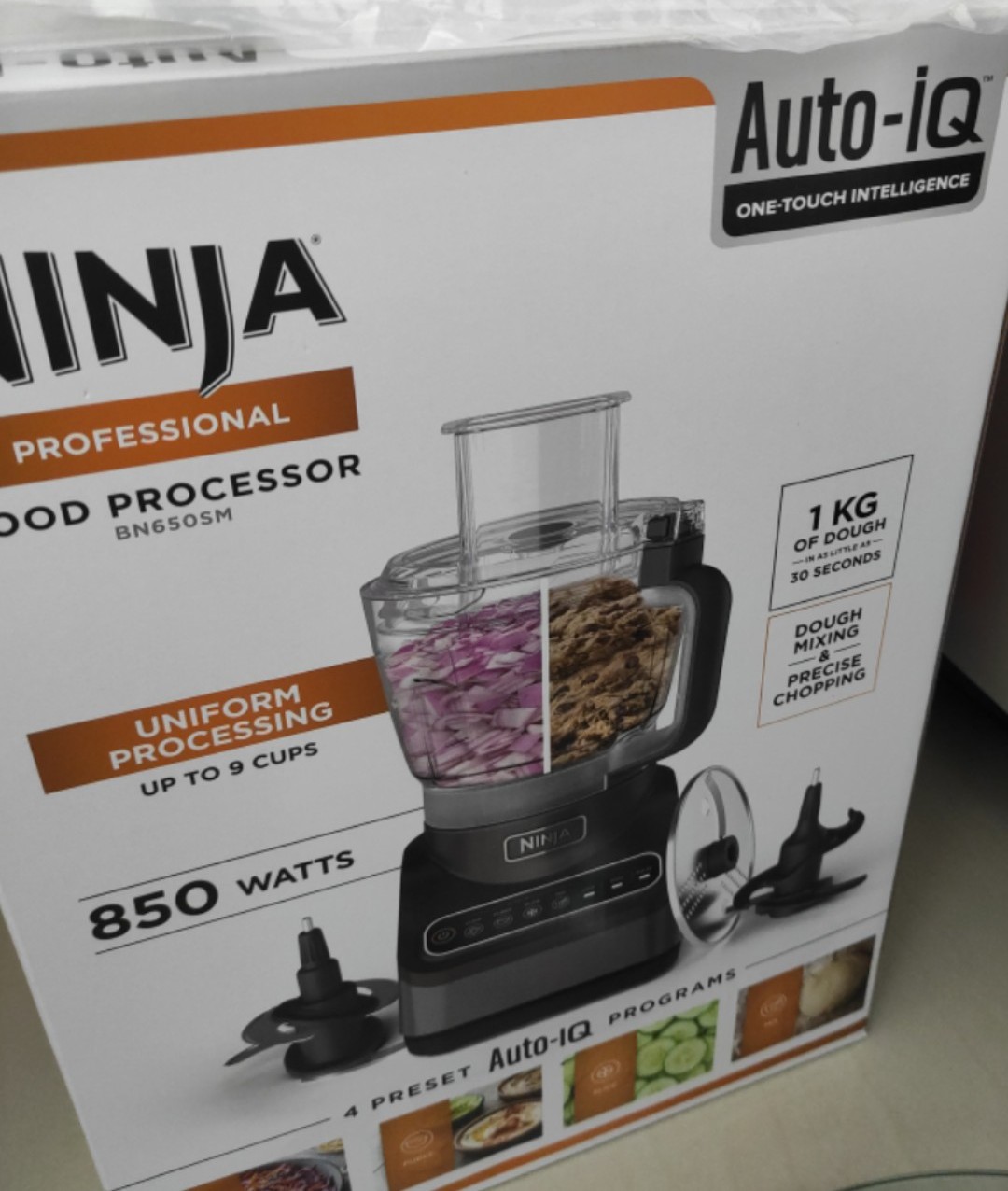 Ninja BN650 Professional 800W Food Processor 4 pre-set Auto-iQ