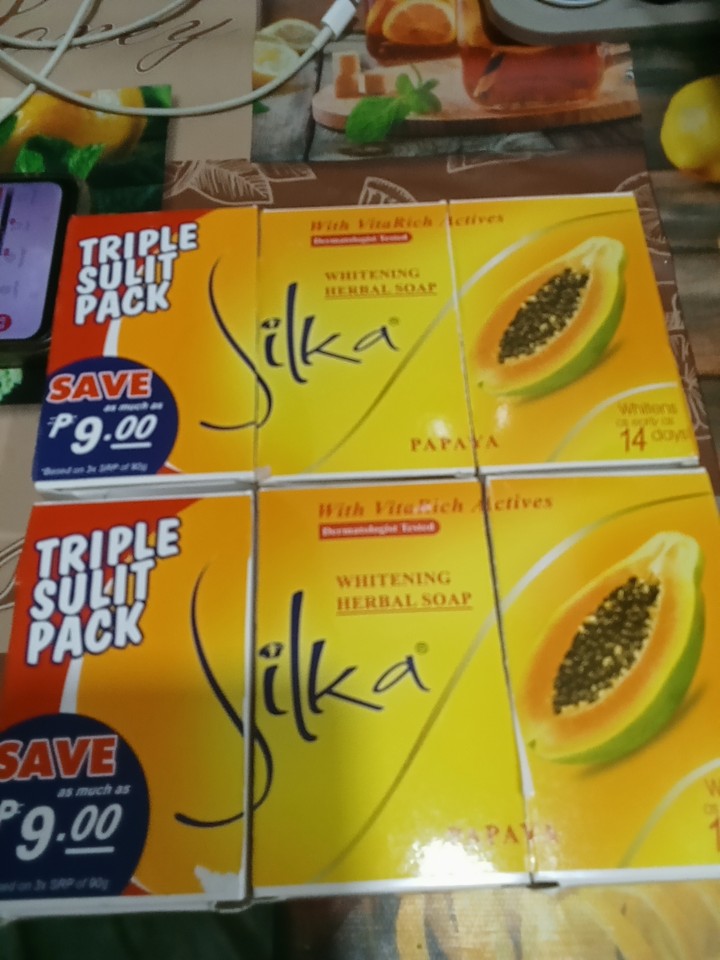 Silka Papaya soap 90g Triple Sulit Pack by 2's | Lazada Philippines
