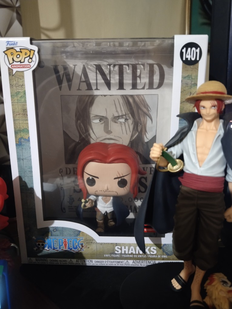 Pop Funko Shanks Wanted - Expo 2024 - Édition Limitée #1401 - Neuf