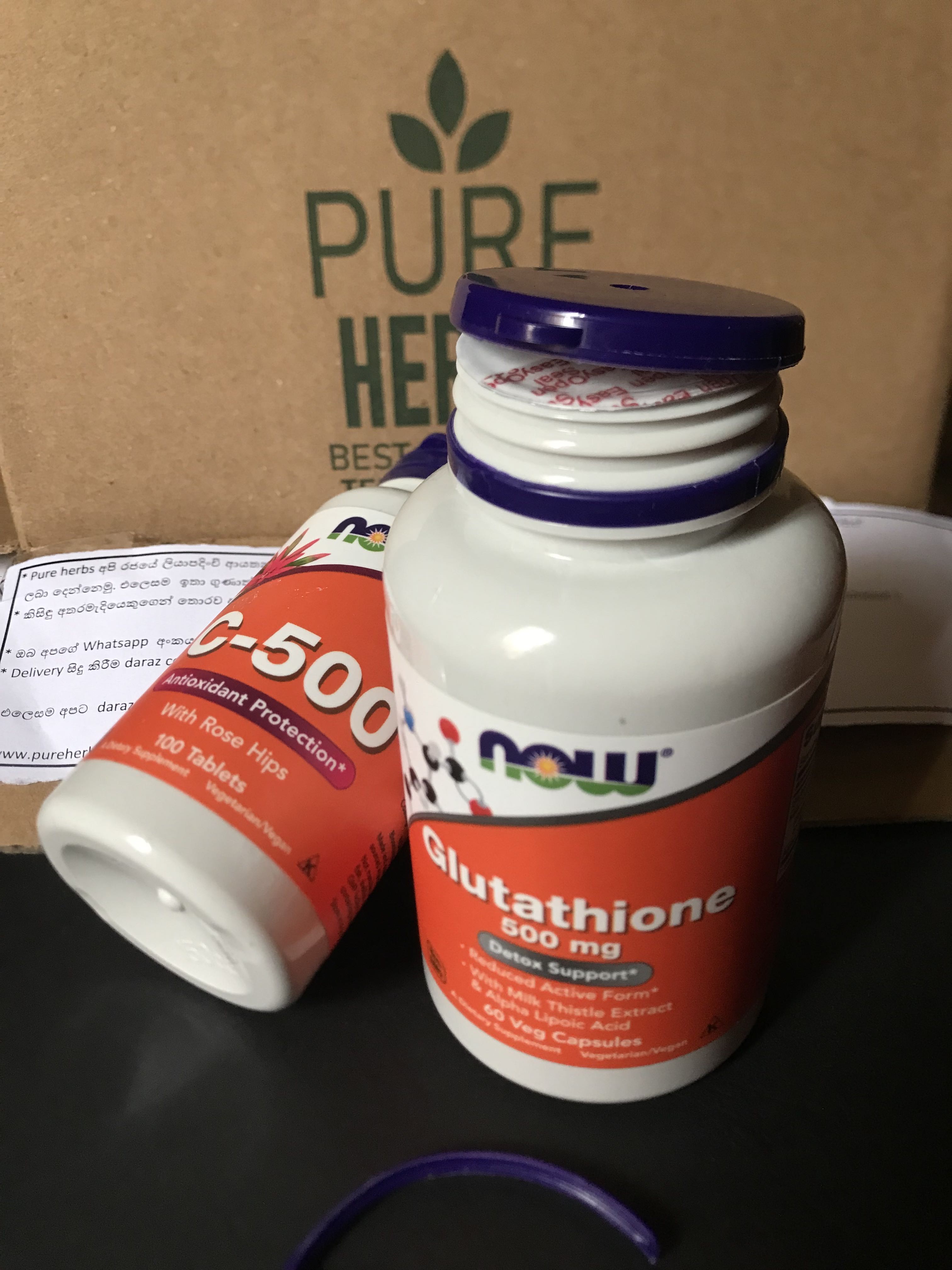 now glutathione sri lanka NOW Foods Glutathione 500 mg 60 Veg Capsules