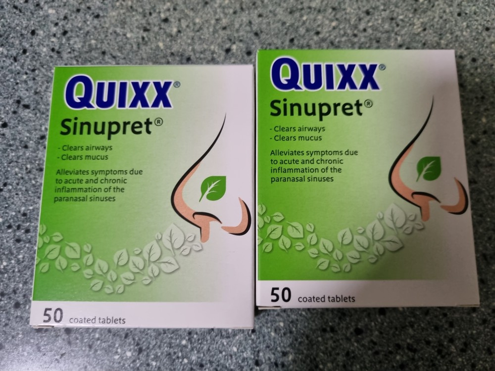 QUIXX Sinupret Coated Tablets (Alleviate Symptoms Of Acute And