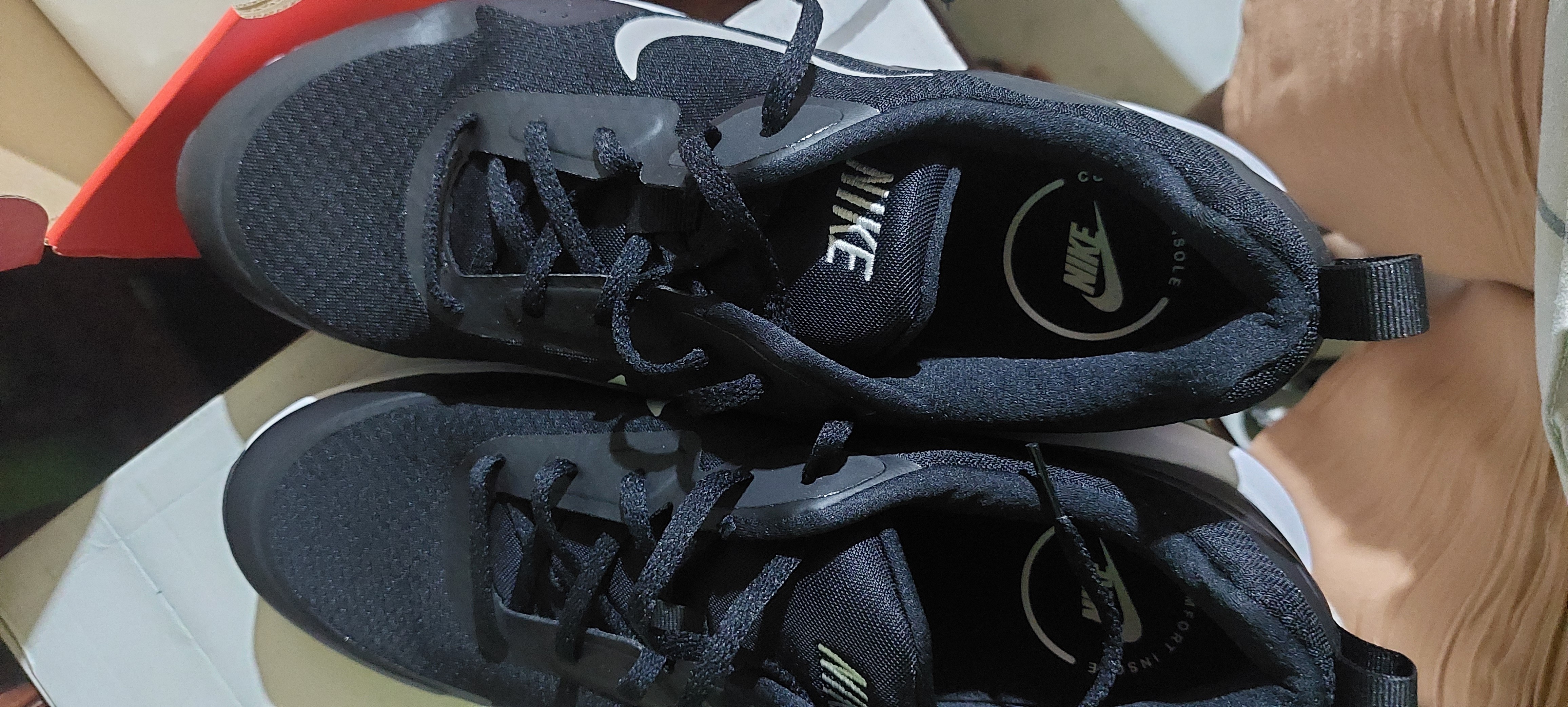 nike air max fitsole black