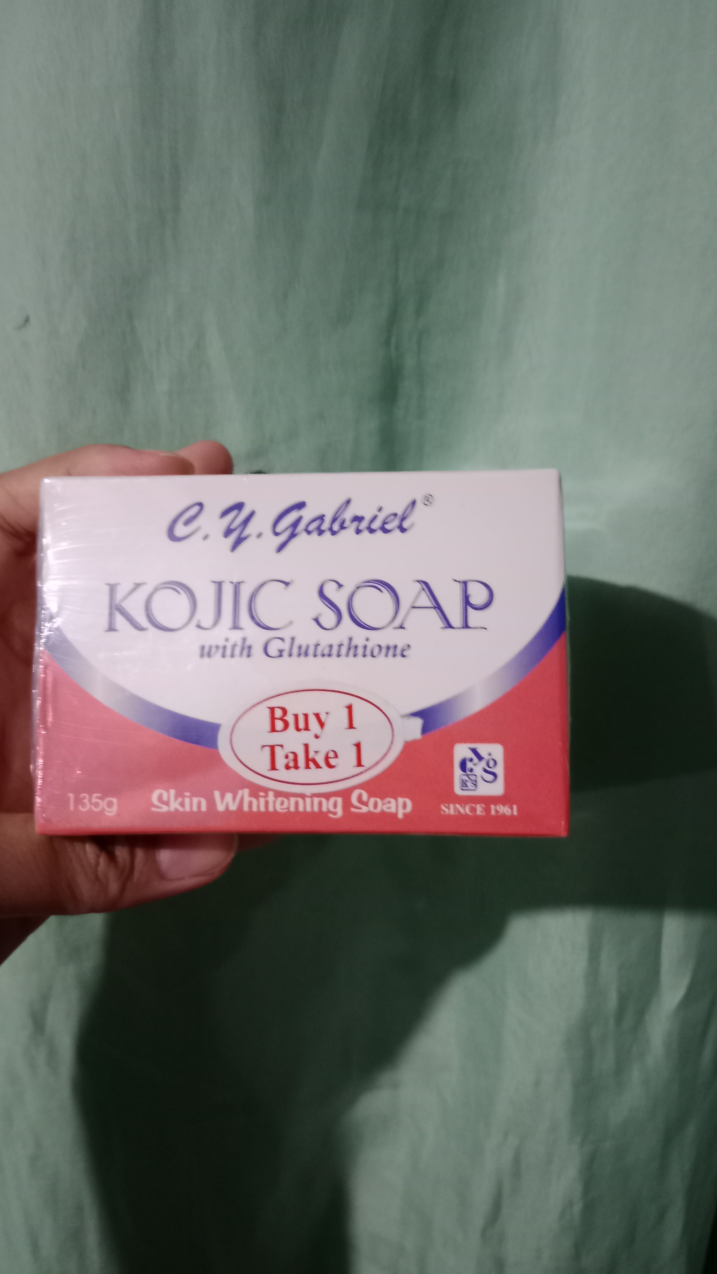 C.Y. GABRIEL KOJIC SOAP with Glutathione 135g Bundled Pack