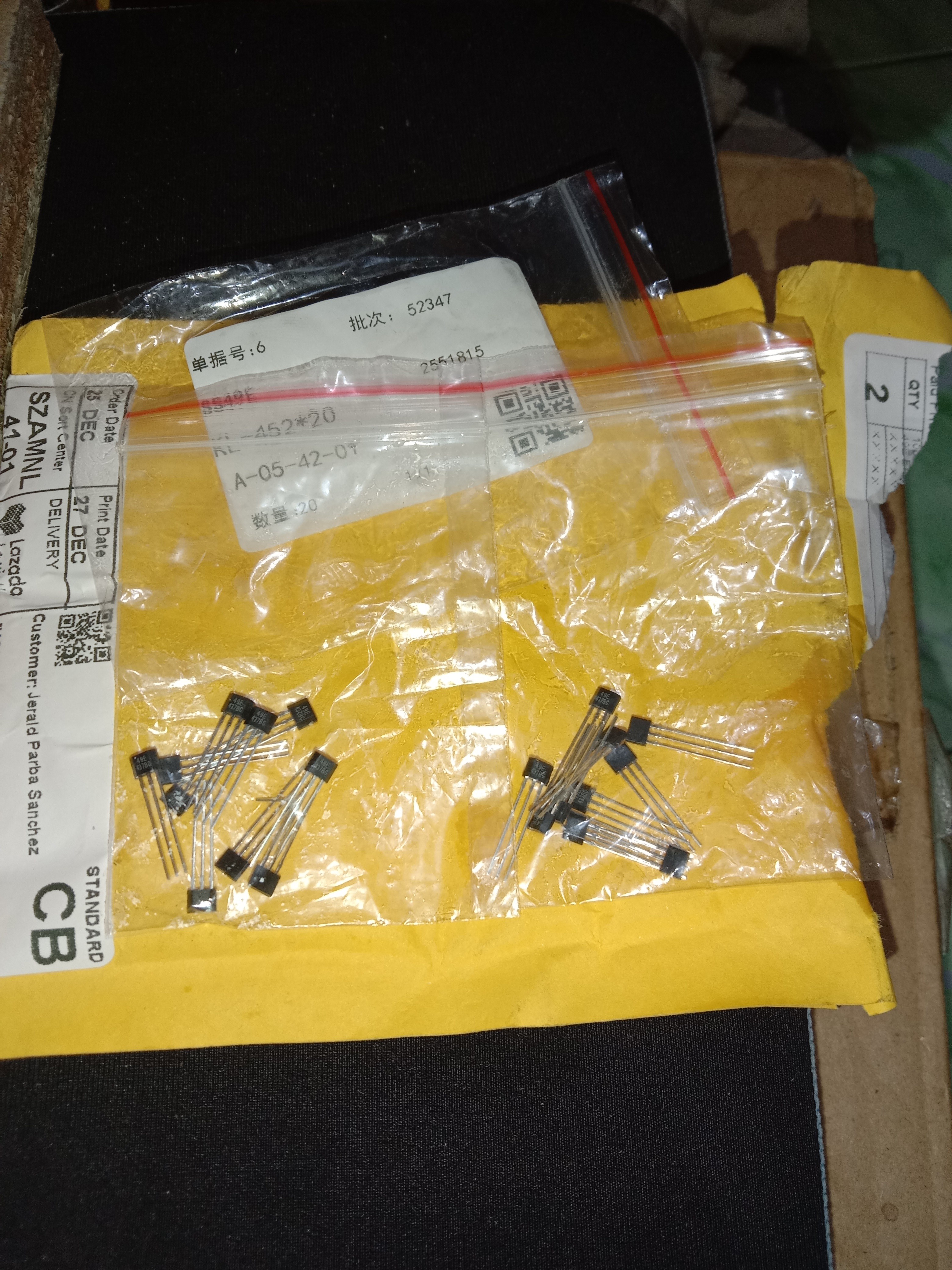 SS40AF SS41F SS49E A3144E Sensor Pack 80Pcs Hall Sensor Kit | 8 Types ...