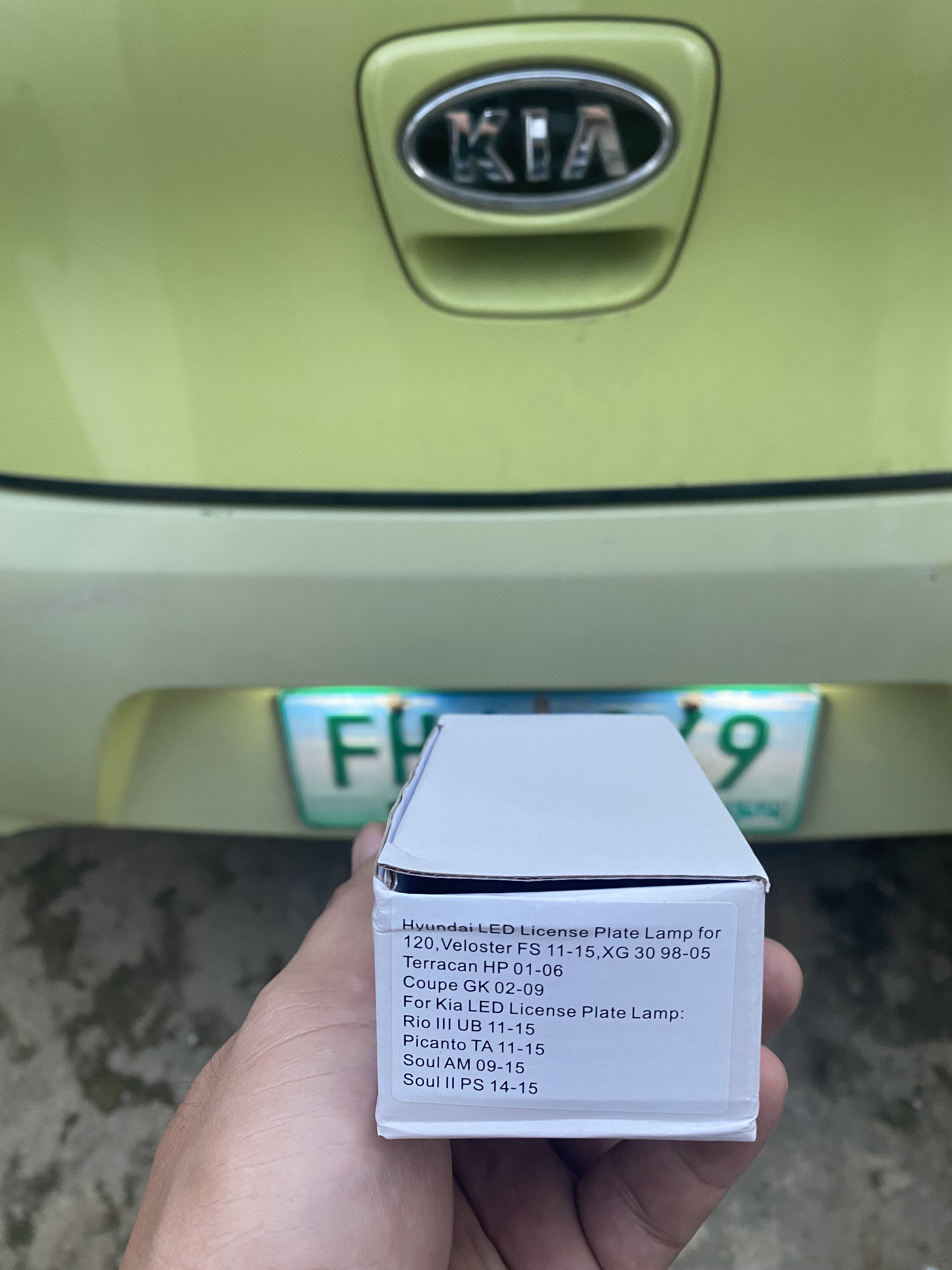 2Pcs 6000K LED Number License Plate Light Error Free Lamp for