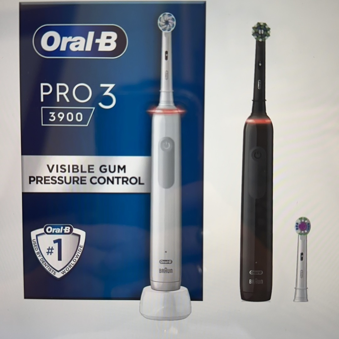 Cepillo eléctrico  Oral-B Pro 3 3900, Pack de Dos Cepillos