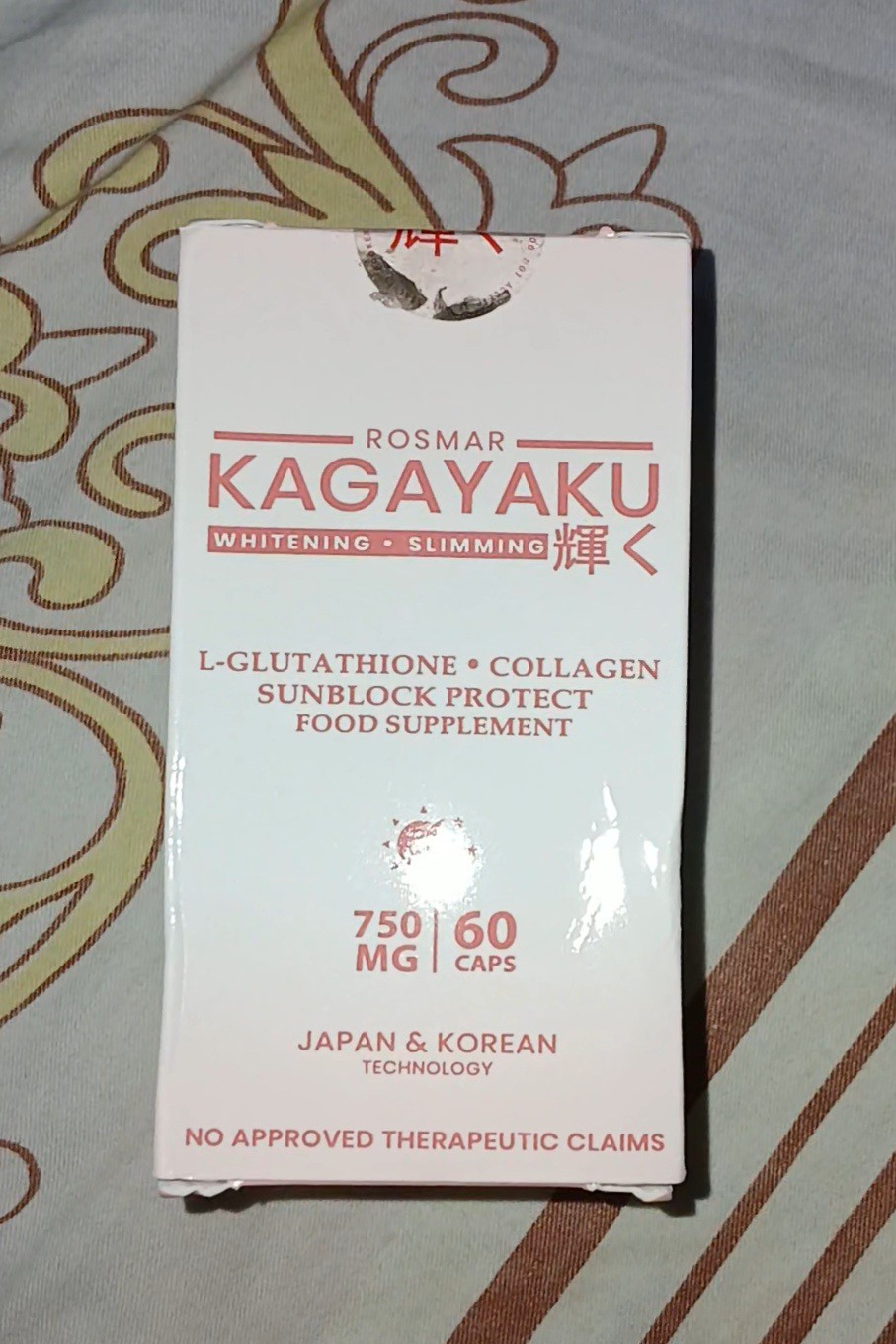 Best Seller ORIGINAL ROSMAR KAGAYAKU GLUTA CAPSULE 60 Capsules x 750MG | FDA  Approved | Skin Whitening Capsules | Whitening & Slimming | Collagen | L-  Glutathione