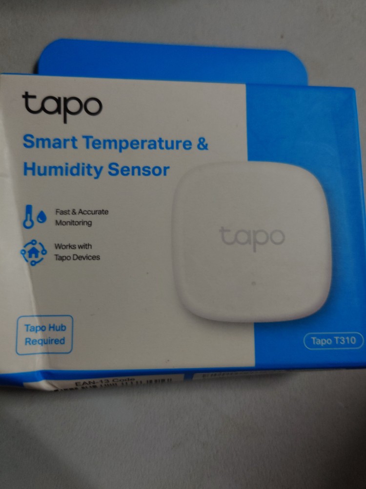 TP-Link Tapo Temperature and Humidity Sensor Starter Kit: Temperature  Sensor Tapo T310 + Hub Tapo H100 (High-Accuracy Swiss-Made Sensor |  Real-Time