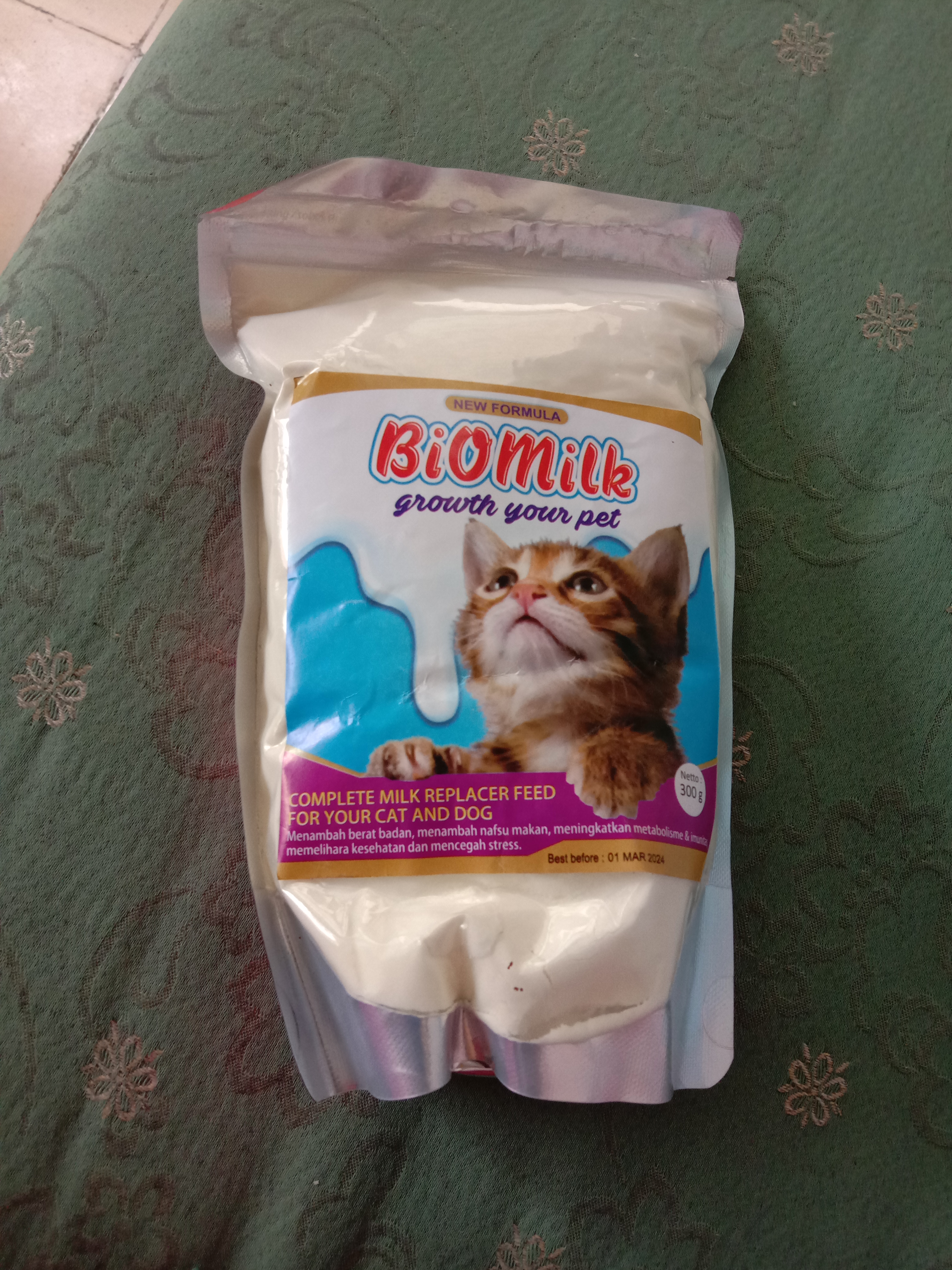 GREEN EMPIRE Cow Milk Powder / Cow Milk Formulation for Pets 350GM / Susu  Formula Haiwan / Susu Kucing / Susu Anjing