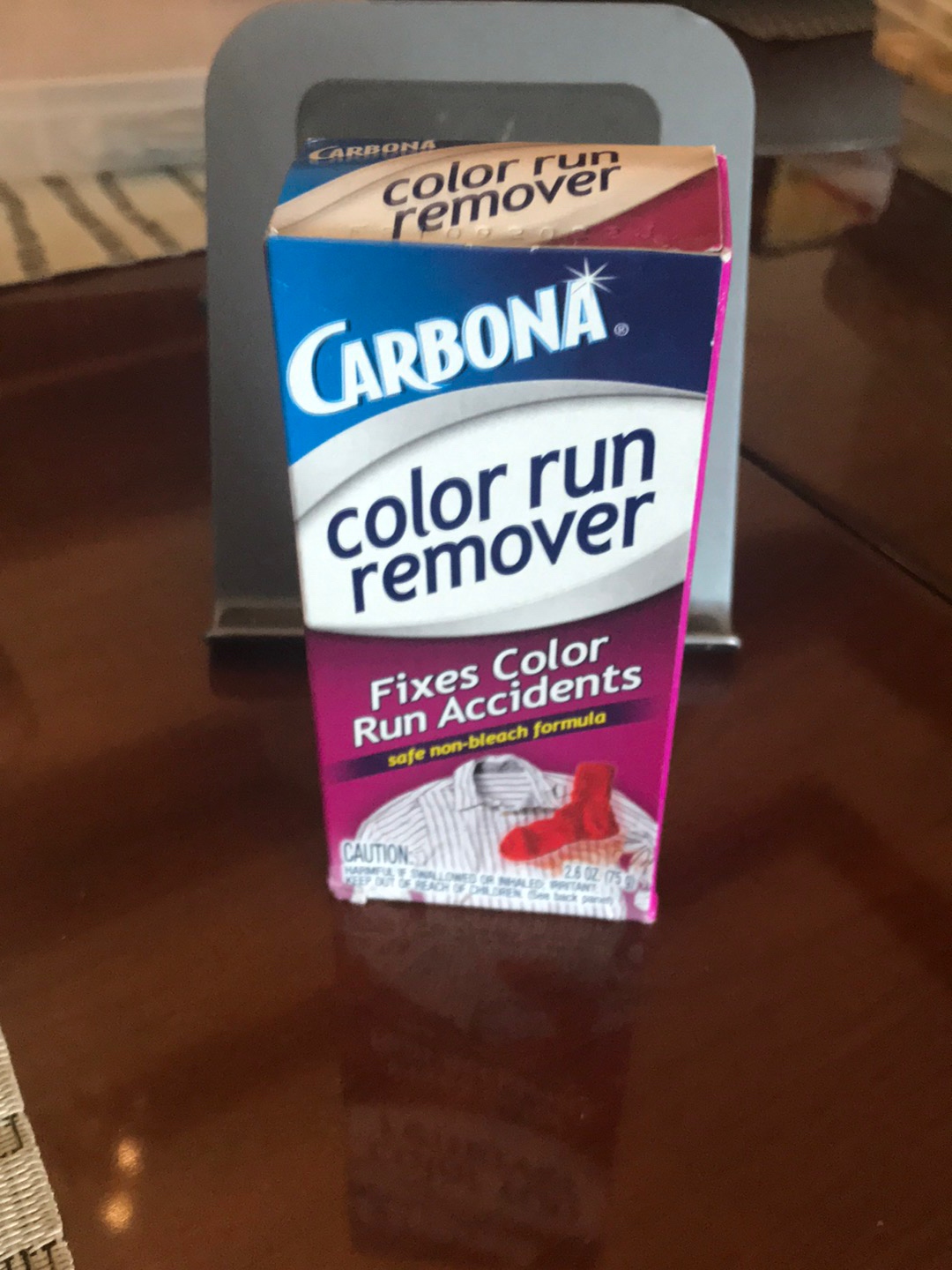 Carbona COLOR RUN REMOVER Fixes Color Run Accidents SAFE NON-BLEACH FORMULA