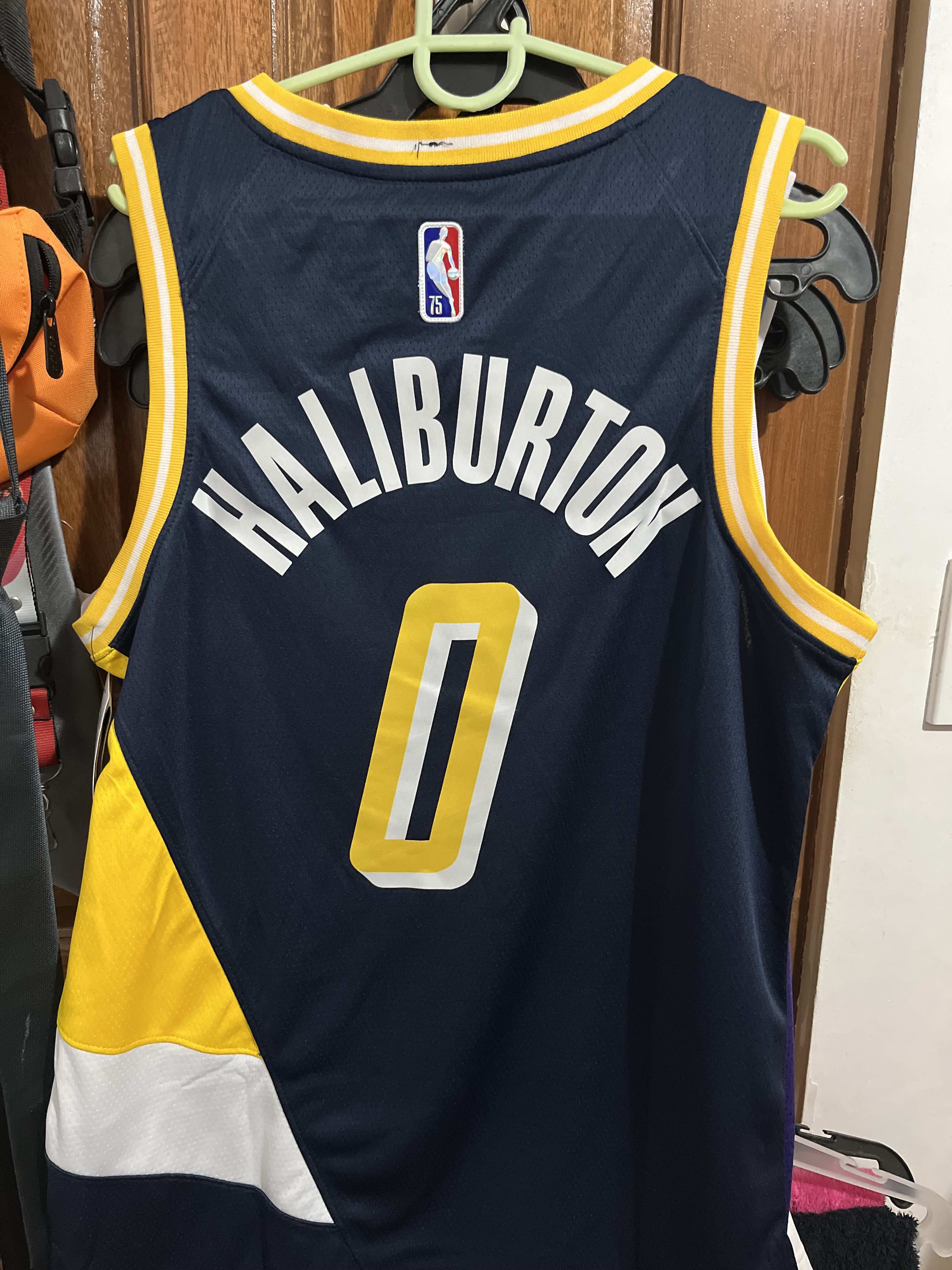 Adult Indiana Pacers #0 Tyrese Haliburton Statement Swingman Jersey by  Jordan