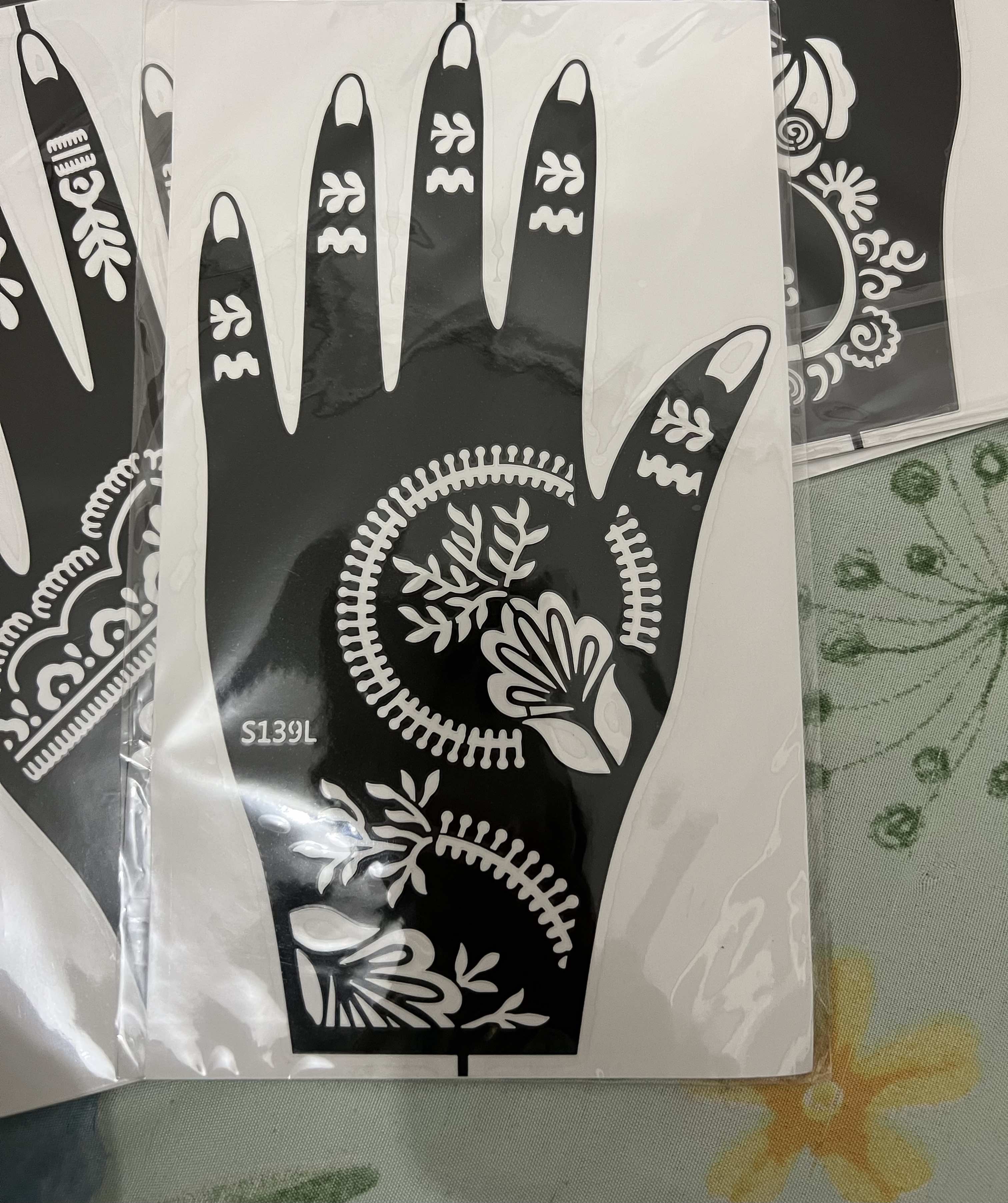 APCUTE Mehindi Stencil Paper Full Hand Set of 2 Piece|Henna stencil Premium  Design - Price in India, Buy APCUTE Mehindi Stencil Paper Full Hand Set of  2 Piece|Henna stencil Premium Design Online