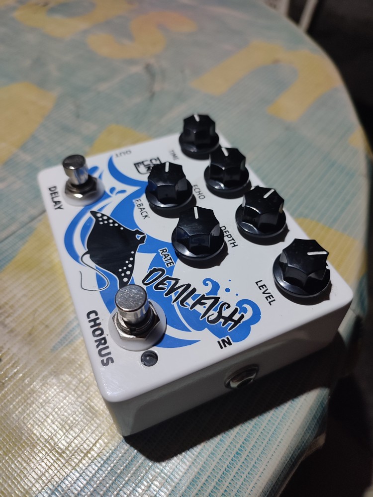 Caline DEVILFISH Chorus Delay DCP-03 Bass Effects Pedal Caline DCP