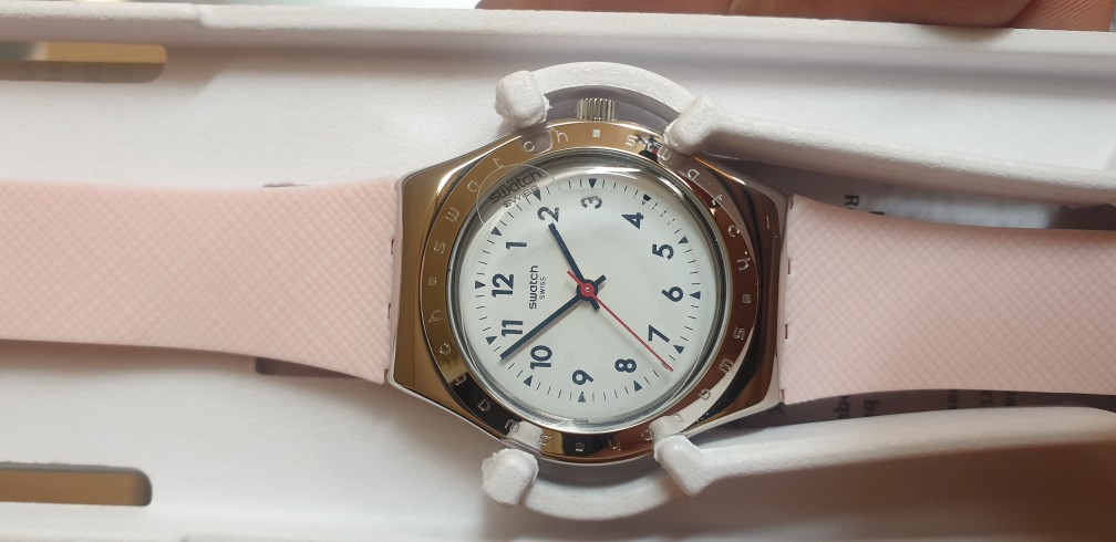 Swatch hotsell irony pink