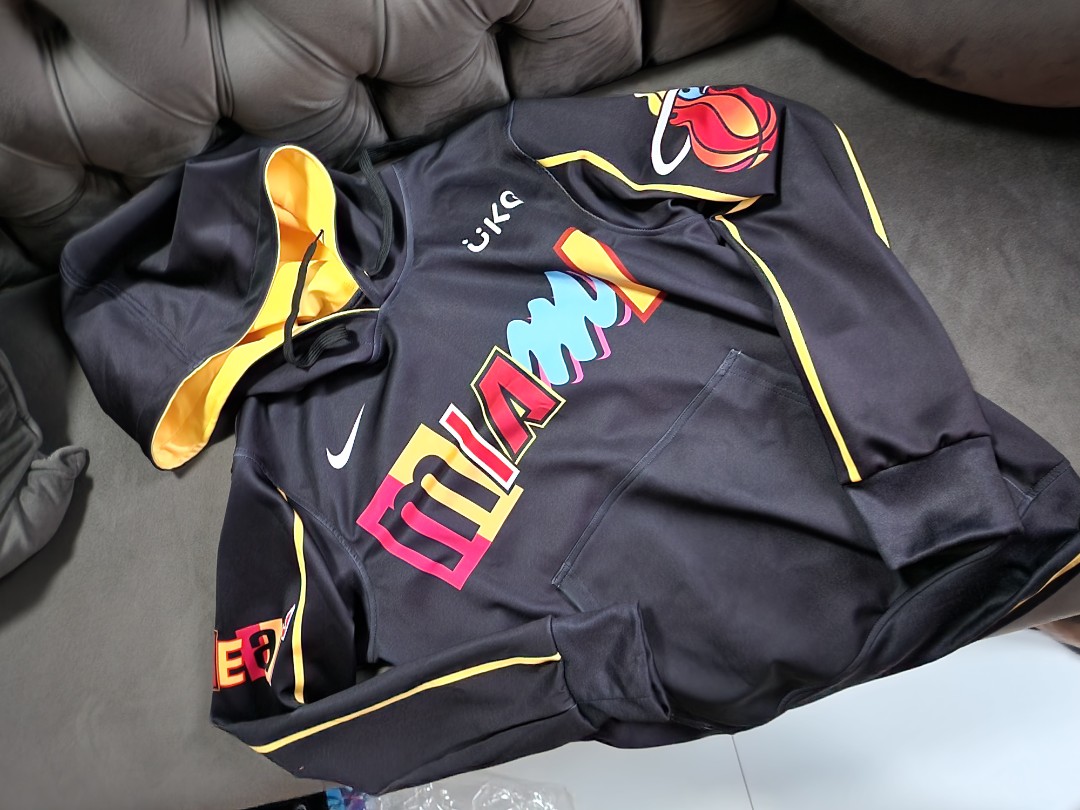 Ztore 75th Edition NBA Miami Heat Hoodie Warmer Jacket 2022