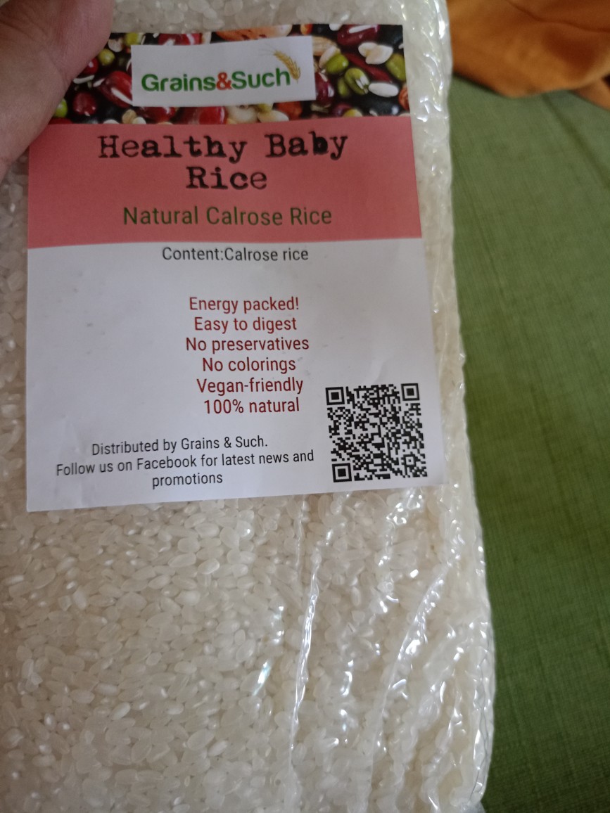 Calrose rice cheap for baby