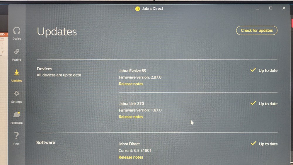 Jabra Link 370 Bluetooth USB Adapter Dongle Bluetooth Connection