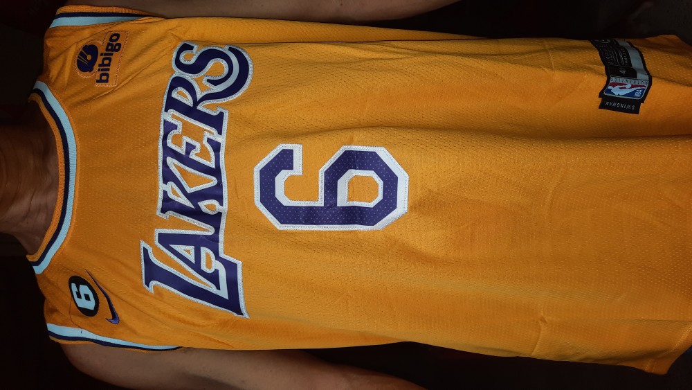 2021-22 Los Angeles Lakers LeBron James #6 Earned Edition Black