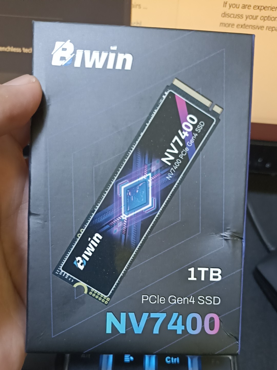 BIWIN Black Opal NV7400 1TB SSD Gen4x4 Read Speed up to 7450MB/s