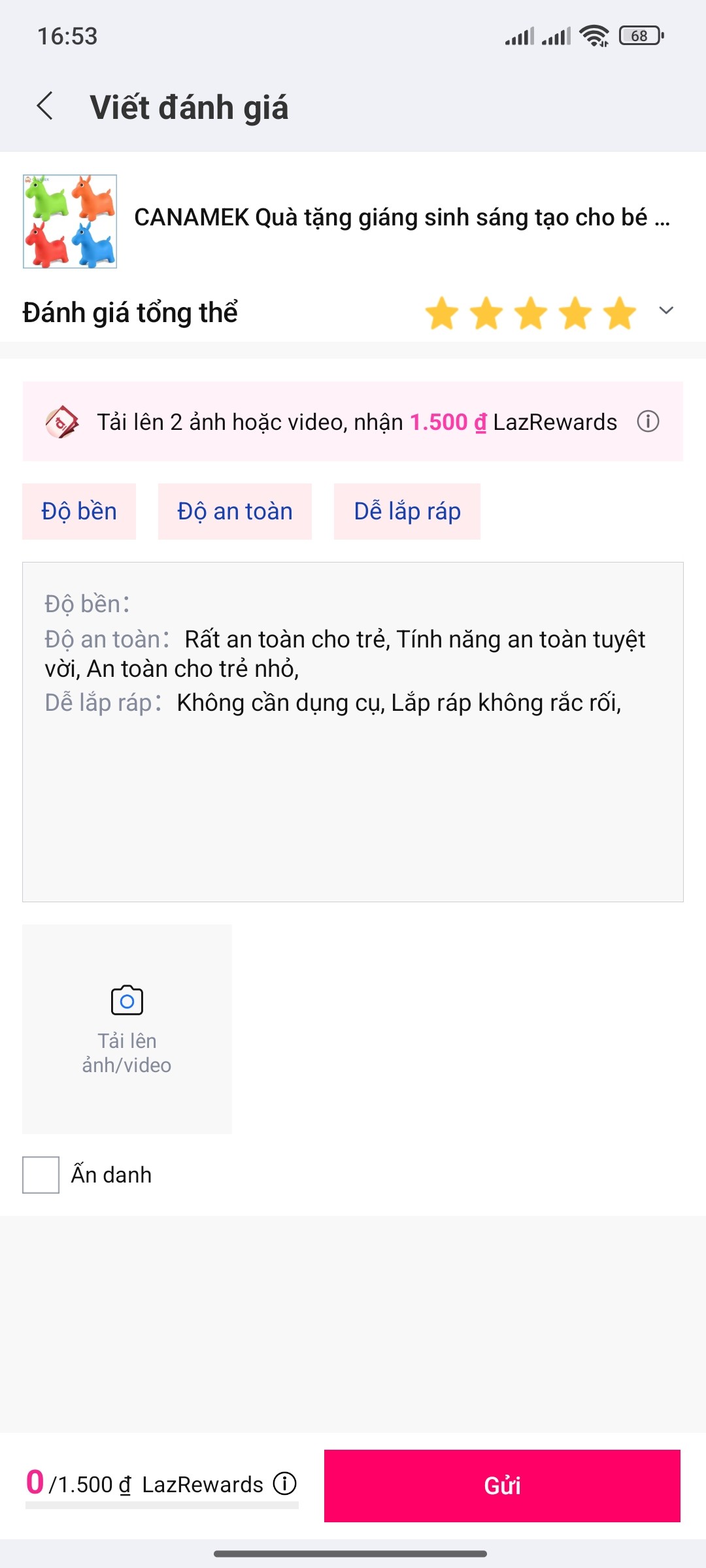 Ảnh đánh giá