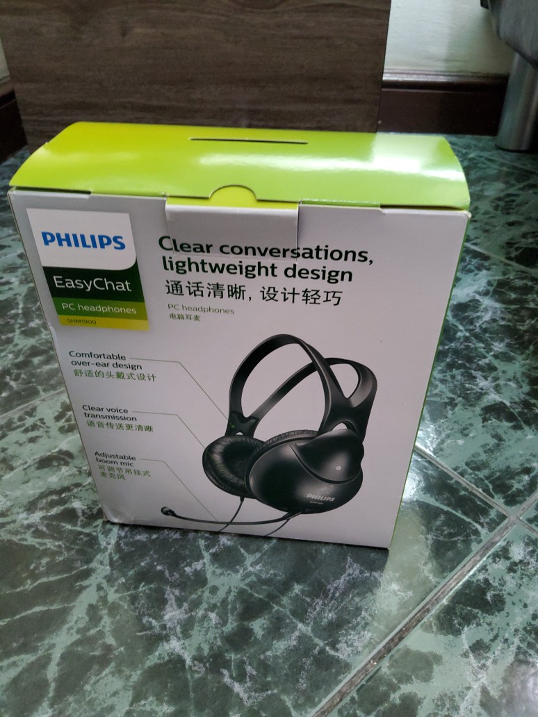 philips pc headset shm1900