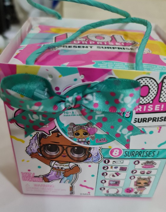 LOL Surprise! Present Surprise™ Series 3 Birthday Month Theme with 8  Surprises (2 Sticker Sheets)