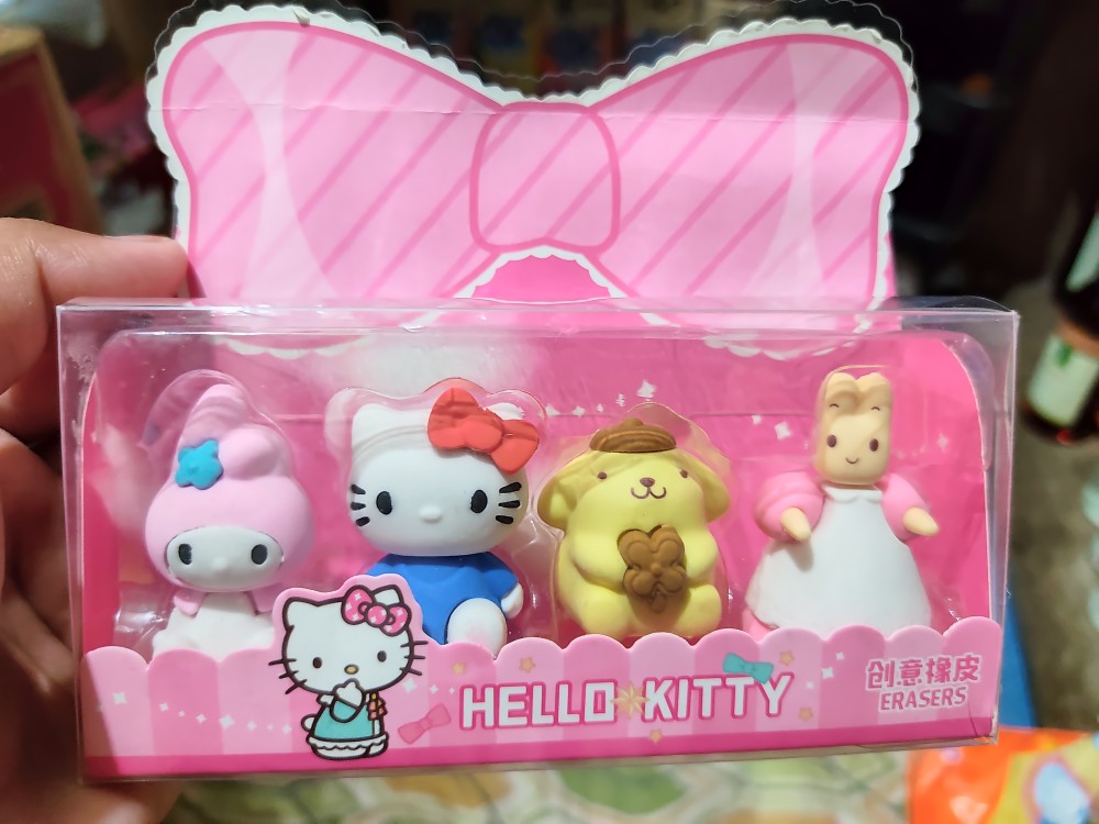 Hello Kitty Color Jelly Eraser 4 Pcs Set — A Lot Mall