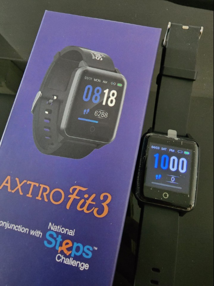 AXTRO Fit Fitness Tracker (NSC6 Edition) HPB National Steps Challenge
