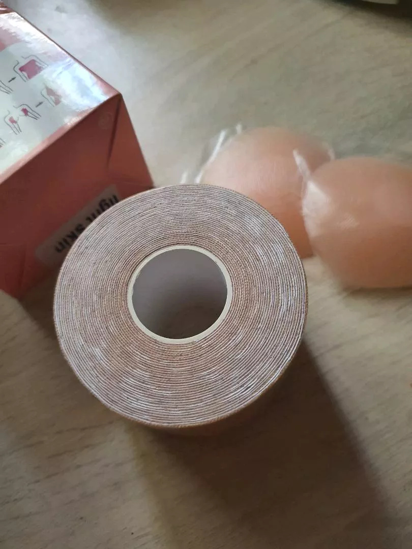 5M Boob Tape Push Up Bra Adhesive Breast Tape Chest Tape for Lesbian  Waterproof 5CM/7.5CM Women Breast Nipple Covers Bra Breast Lift Tape