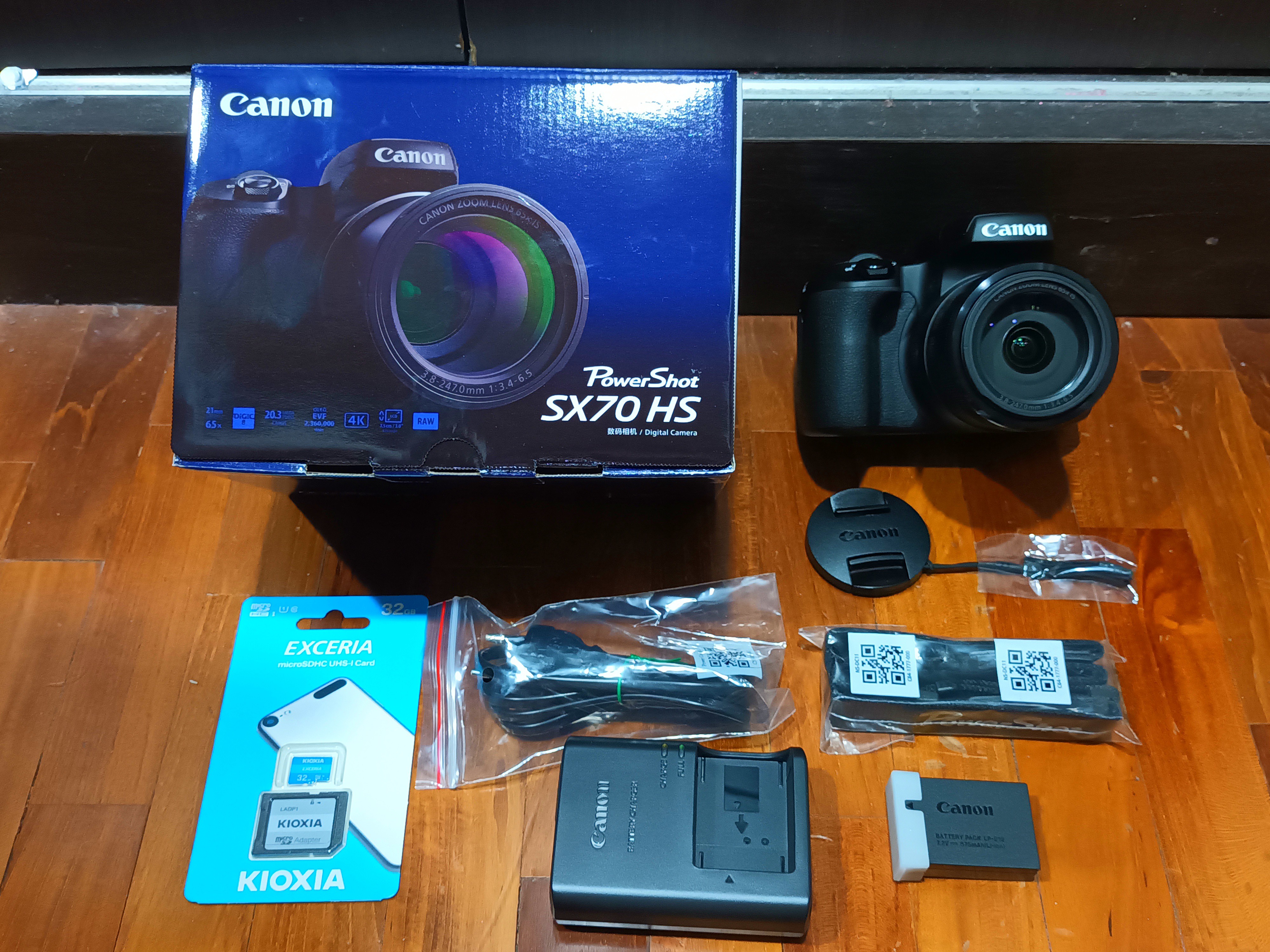 Canon PowerShot SX70 HS Digital Camera + 15 months local warranty