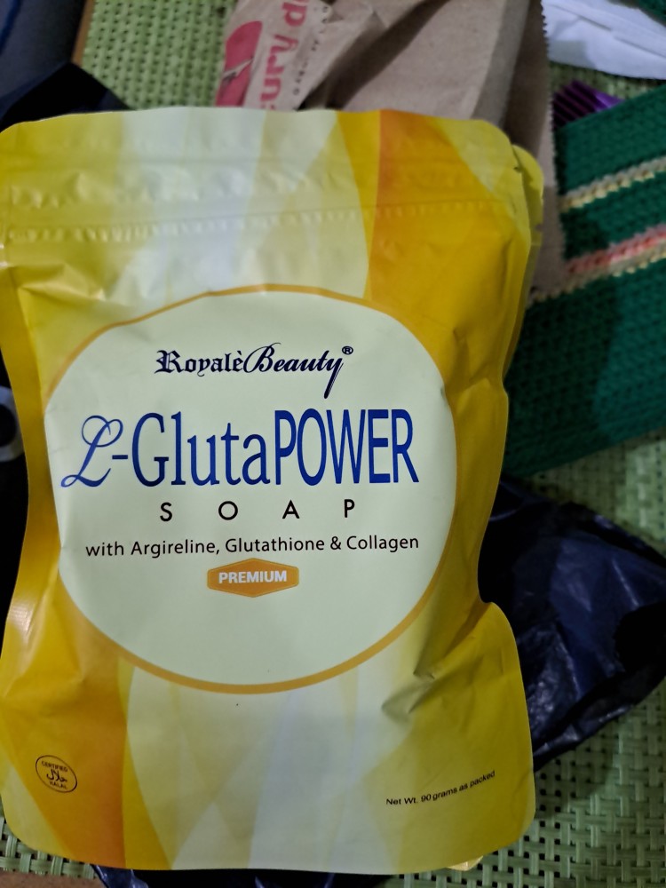 Royale L glutapower soap with algerine, glutathione & collagen