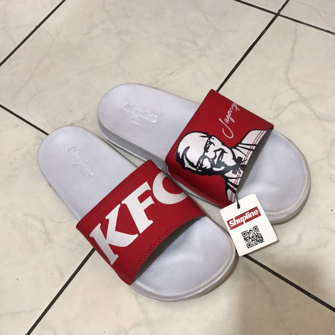 Shupline sandal kfc slide premium pria/wanita slip on karet pria