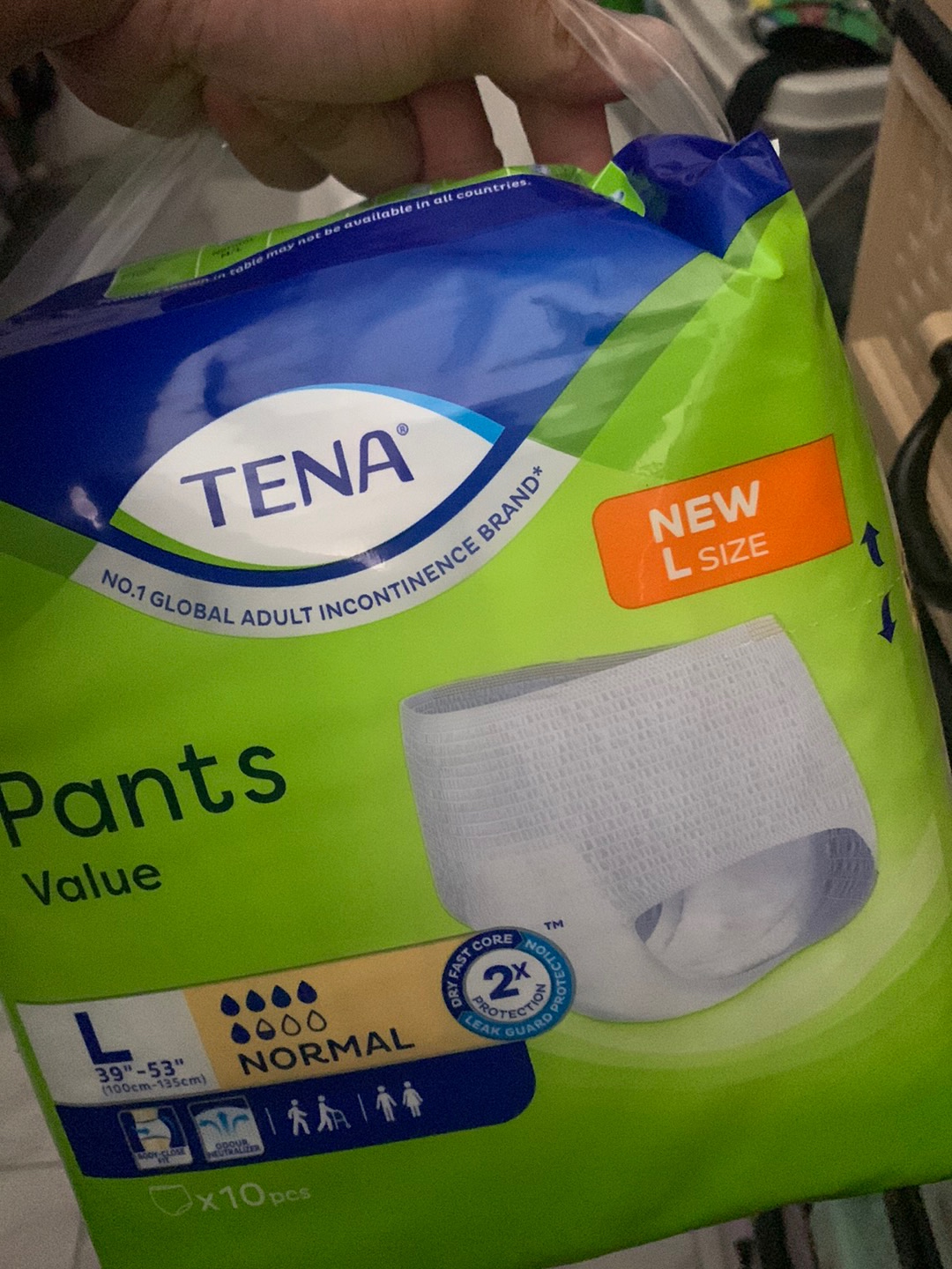 Tena Pants Value Adult Diapers Medium M10 ( M Size -28 Inch-48 Inch/ 72 cm  to 122 cm ) –