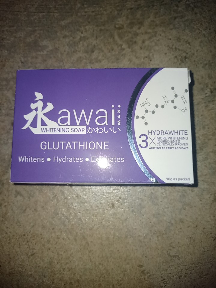 Kawaii Max Glutathione Whitening Soap 90g Premium Anti-Acne Brightening Soap Halal Exfoliating Moisturizing Soap Gentle Formula Anti-Aging Soap - Lazada