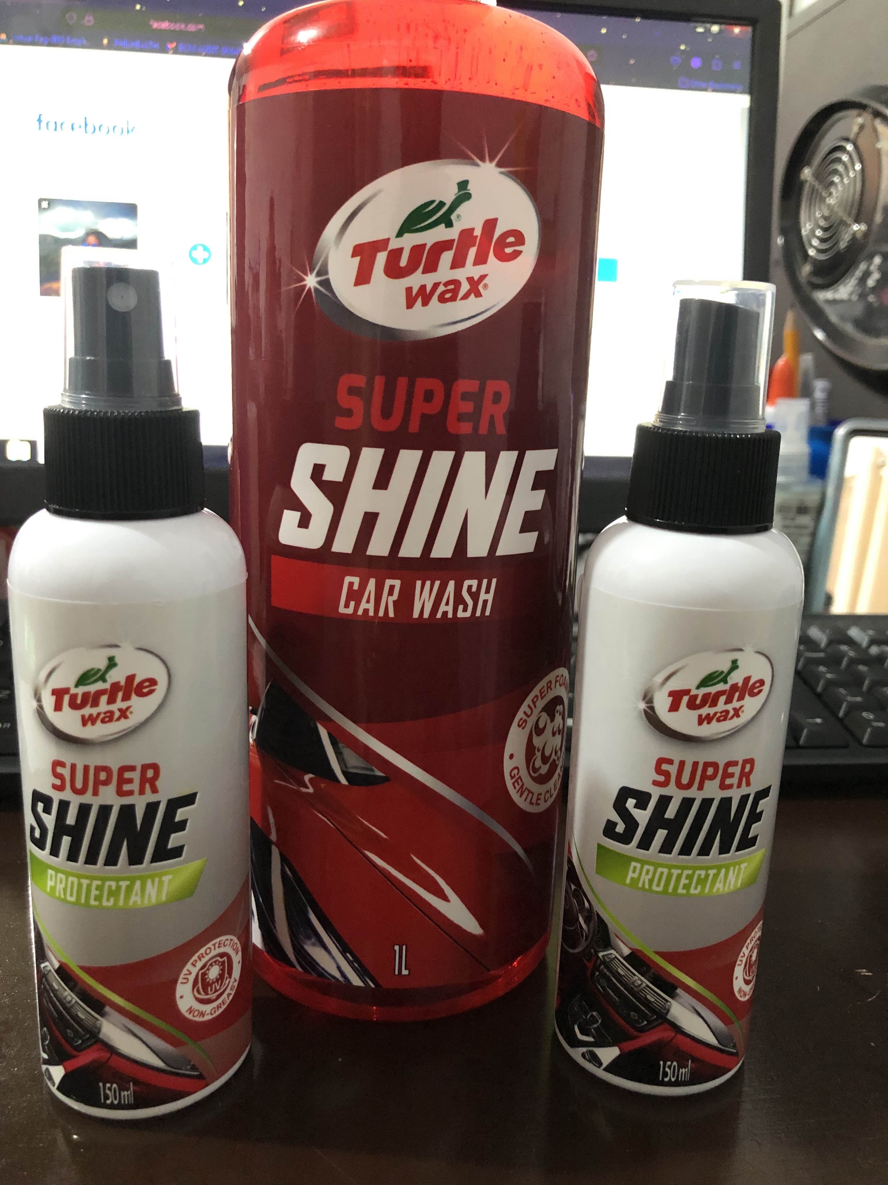 Turtle Wax Super Shine Series Spray Wax for Cars and Motorcycles