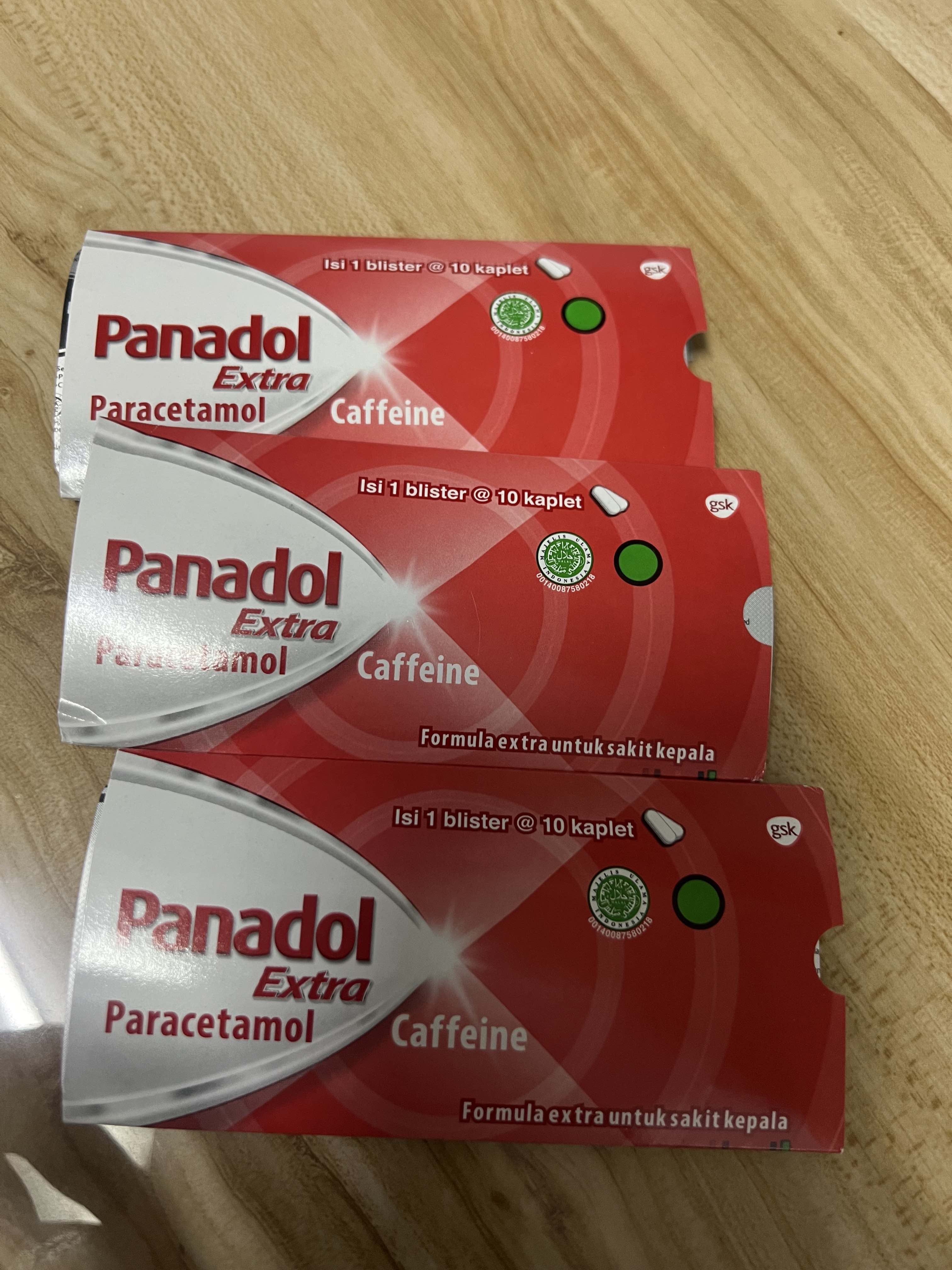 Extra Panadol Paracetamol 500mg (x10 kaplet)