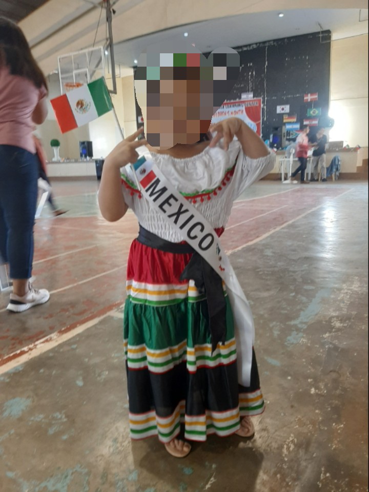 lily'sshop Kids Girls Halloween Costume Traditional Mexican Dress