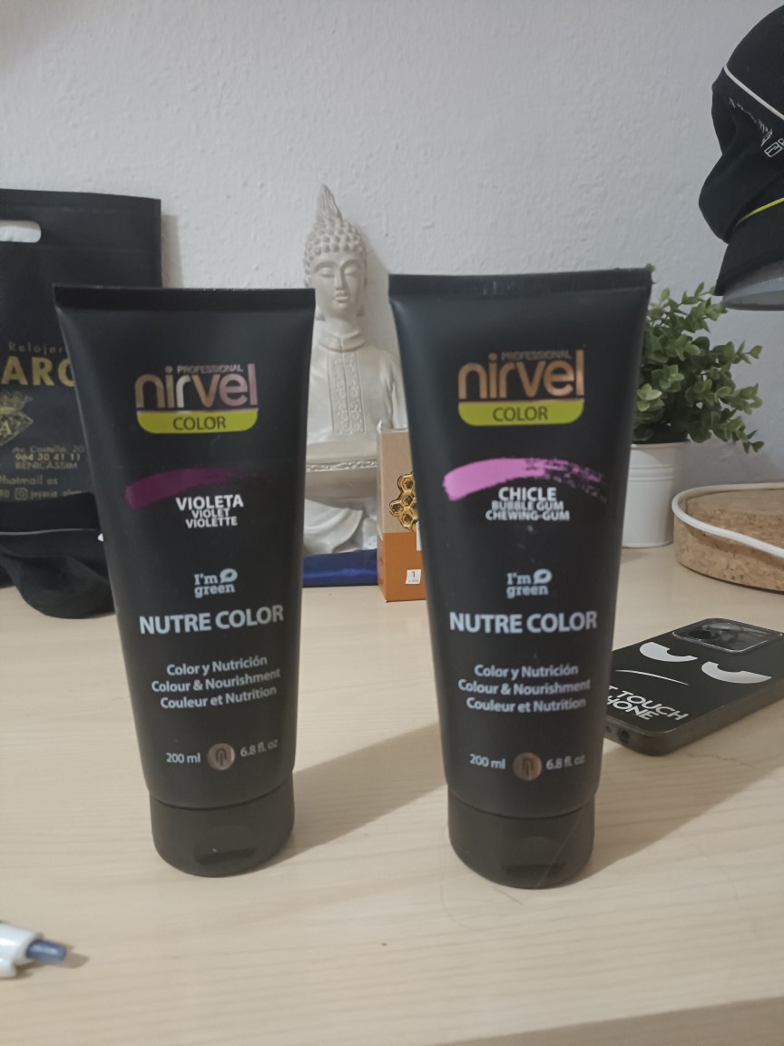 MASCARILLA COLOR NIRVEL CHICLE 200 ML