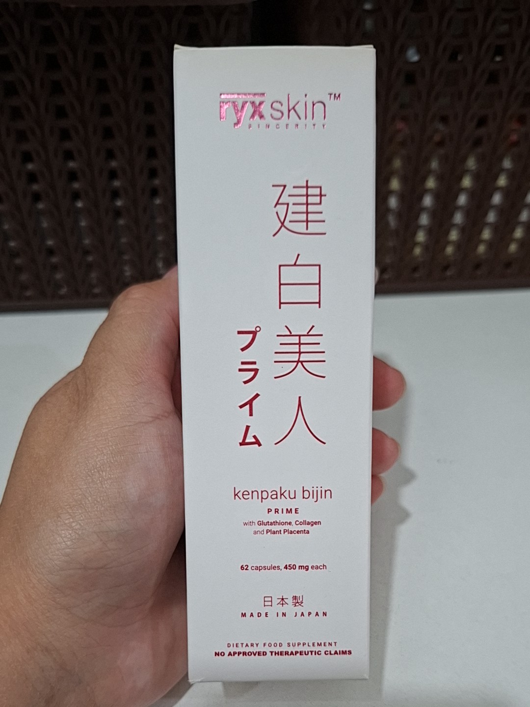 ryx glutathione review Skin Kenpakubijin Capsul | 62 capsule 62 Caps Ryxskin Kenpaku Bijin: