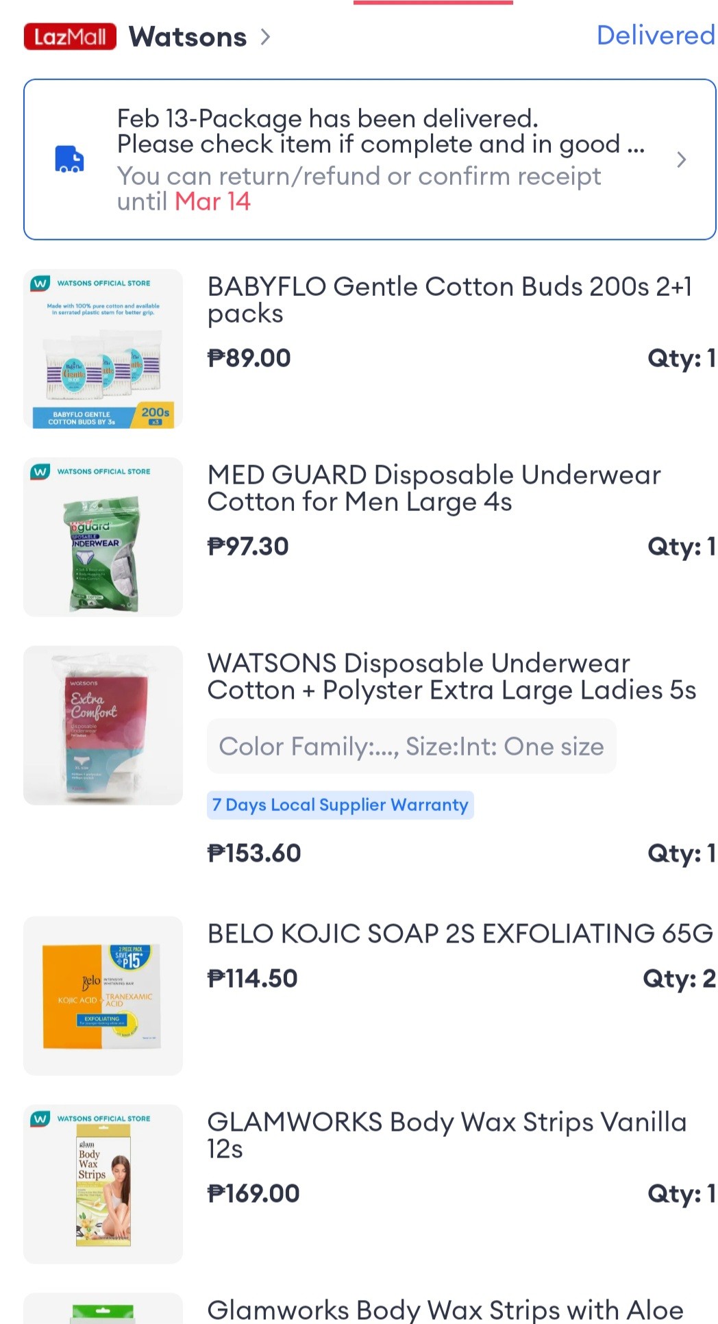 MED GUARD Disposable Underwear Cotton for Men Large 4s