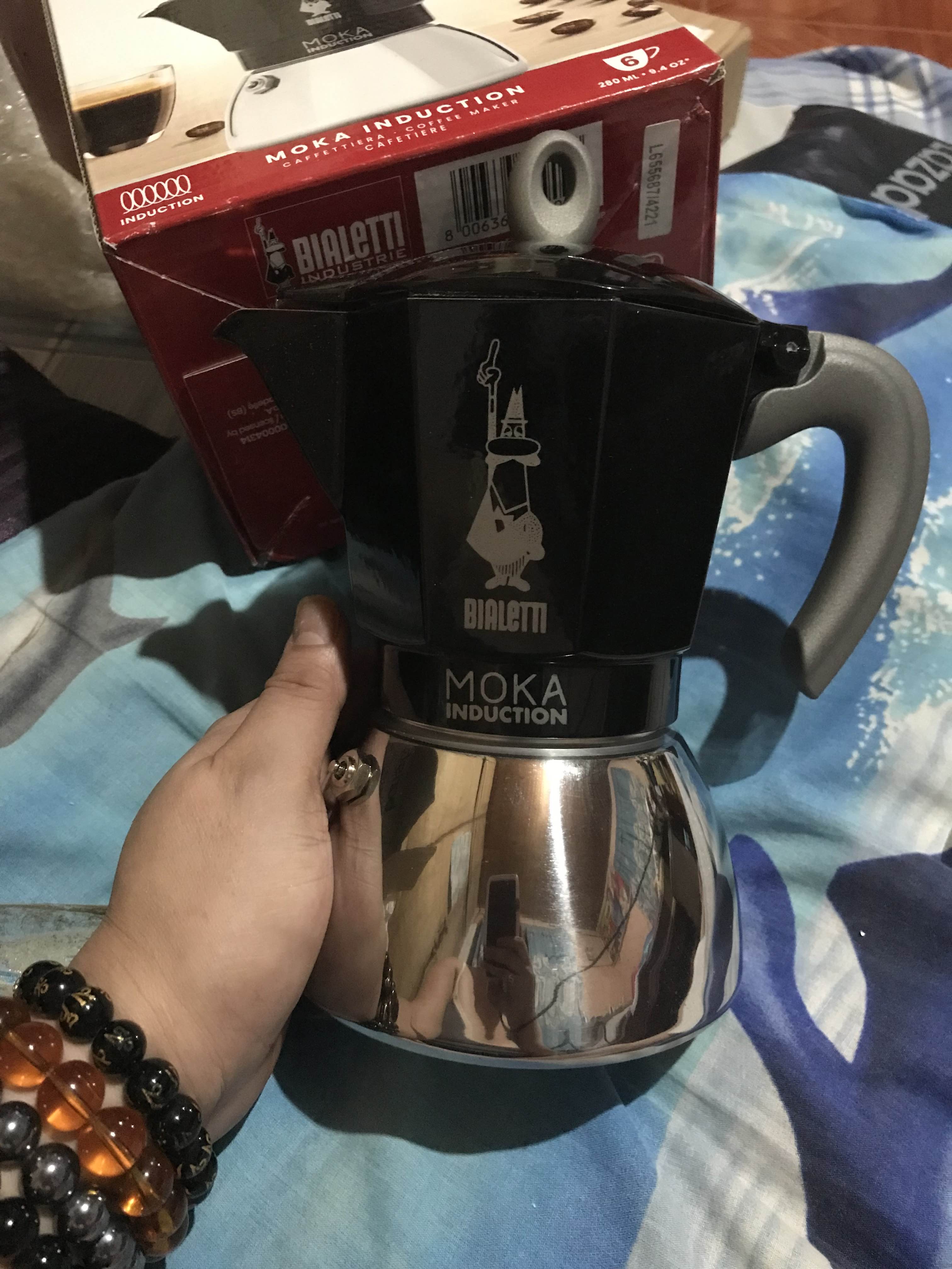 Moka Induction 2 tazze Bialetti nera