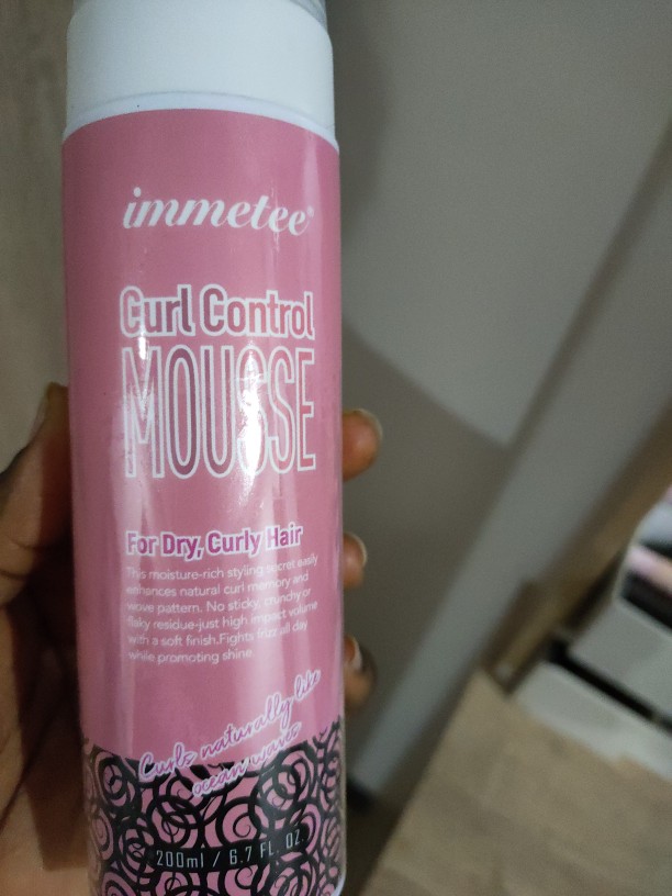 immetee Curl Control Mousse, Wavy Hair Frizz Control Hair Control