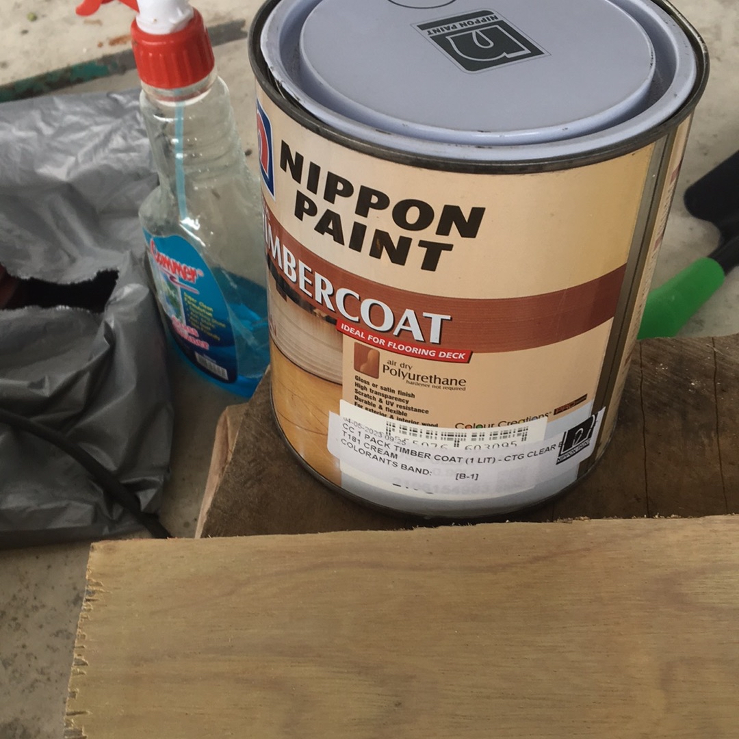Nippon Paint Pack PU Timbercoat Cat Varnish Tahan Lama 1L
