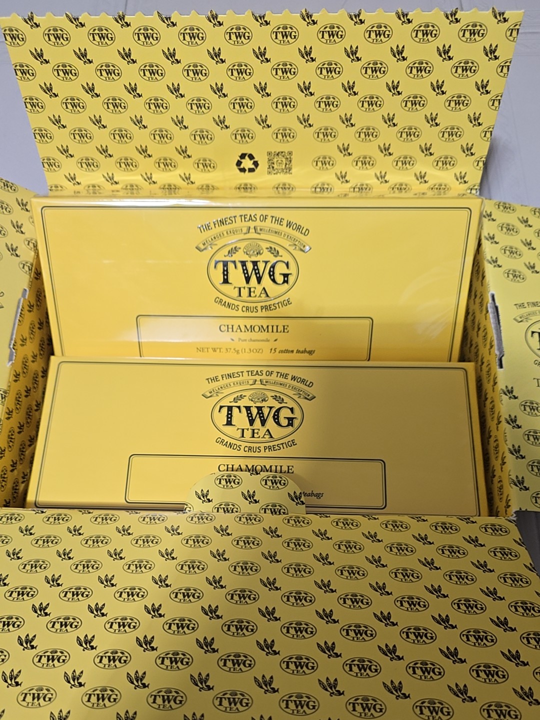 TWG Tea | Chamomile, Herbal Infusion in 15 Hand Sewn Cotton Tea