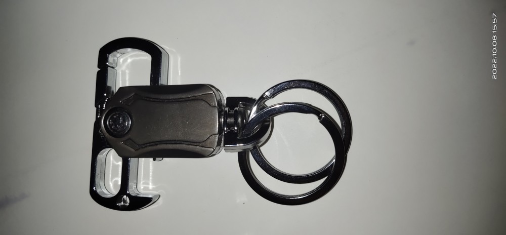 Multifunctional Heavy Duty Keychain Corkscrew, Car Keychain Spinner Key  Ring Bottle Opener 360 Degree Bearing Silent Rotation Design Key Ring