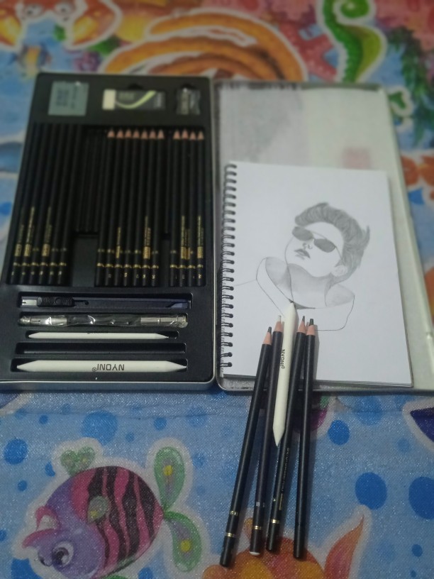 NYONI Sketch Drawing Pencil Set 29 / Pensil Lukis Sketsa Set