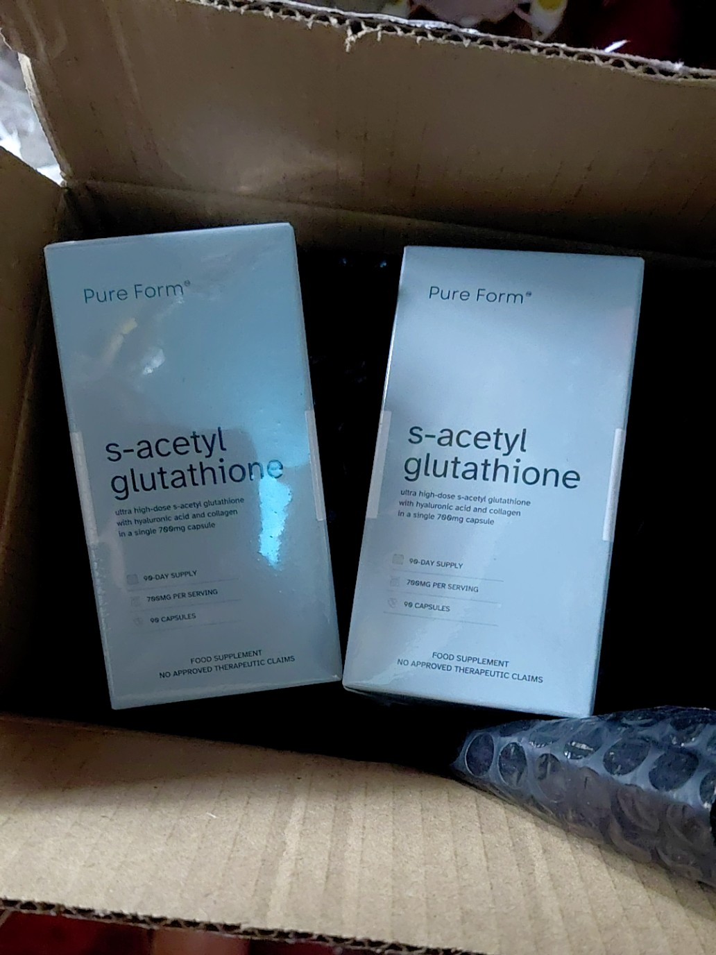 PURE FORM S-Acetyl Glutathione with Hyaluronic Acid and Collagen Capsule |  Lazada PH