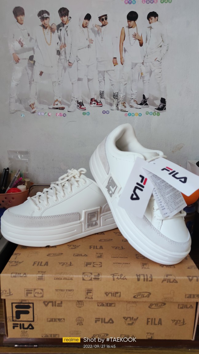 Tennis 1998 Fila Korea Funky Tennis Platform 100% Authentic FILA
