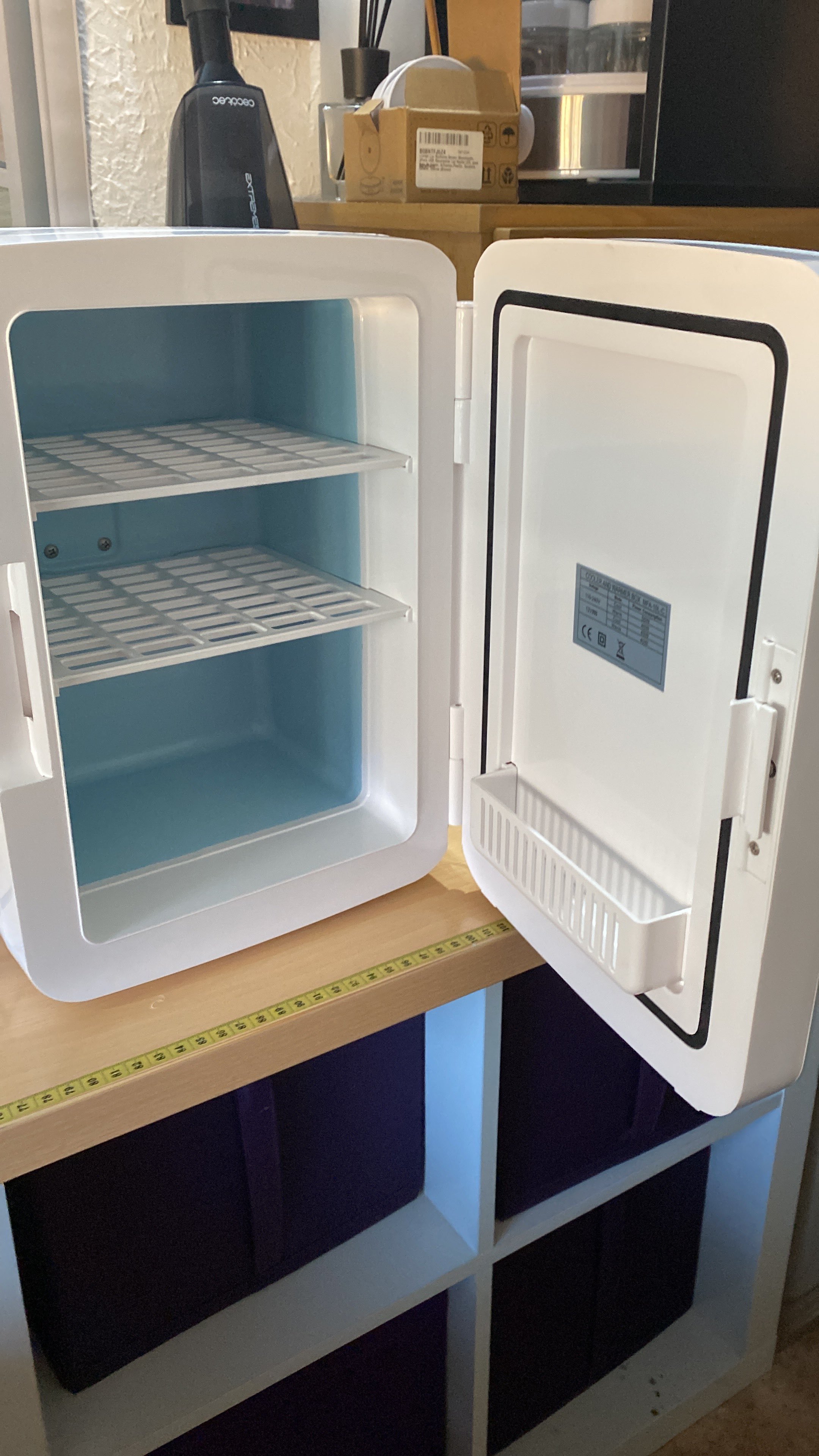 Mini Refrigerador, 10L Mini Nevera Pequeña Portatil para el Skincare Mini  Frigorífico 220V/12V Nevera Vintage para Enfriar y Calentar para  Habitación